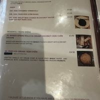 Only one vegan dessert   at Non Viet Vegan in Edinburgh