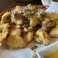 Salt & pepper fried mushrooms   at Non Viet Vegan in Edinburgh