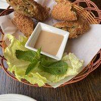 Crispy spring rolls   at Non Viet Vegan in Edinburgh