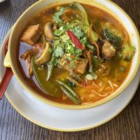 Spicy pho   at Non Viet Vegan in Edinburgh