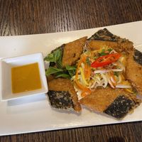 Ha long fried cakes    at Non Viet Vegan in Edinburgh