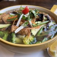 Pho soup   at Non Viet Vegan in Edinburgh