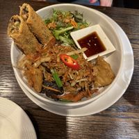 Bun hue hue spicy  at Non Viet Vegan in Edinburgh