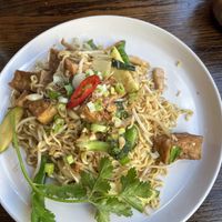 Noodle dish   at Sen Viet Vegan in Edinburgh