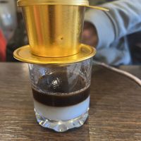 Vietnamese coffee   at Sen Viet Vegan in Edinburgh