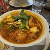 Spicy Noodle Soup  at Sen Viet Vegan in Edinburgh