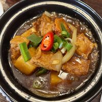 Hai phong caramel & kohlrabi  at Non Viet Vegan in Edinburgh