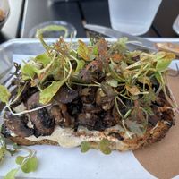 Mushroom toast  at milkbread in Davidson