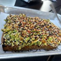 Avocado toastt  at milkbread in Davidson