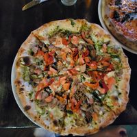 Harvest pizza at Roscoe's Pizzeria in Takoma Park