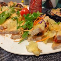 Tosta vegana at Coisas da Lena in Coimbra