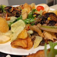 Caco com alhada at Coisas da Lena in Coimbra