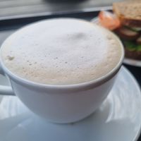 Hafer Cappuccino at BioMarkt Ulrich in Trier