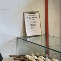 Vegan menu  at Folk Empanadas in Barcelona