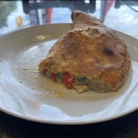 Vegan calzonee  at Red Volpe Pizzeria Ristorante in Bethpage