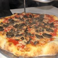 Vegan mushroom margarita pie  at Red Volpe Pizzeria Ristorante in Bethpage