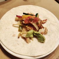 Fajitas at Caravanserai in San Sebastian