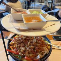 Fajitas veganas  at Caravanserai in San Sebastian