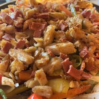 Fajitas  at Caravanserai in San Sebastian