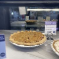vegan pie   at Gelson's in San Diego