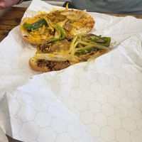 Steak and cheese at Vegan Van @ Park Hill Kitchens in Denver