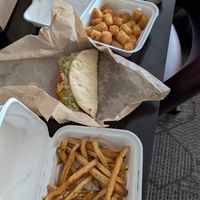 Fries, chalupa, tots at Vegan Van @ Park Hill Kitchens in Denver
