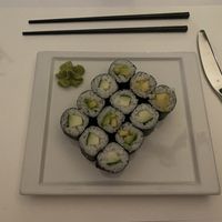 Veggie sushi’s (cucumber and avocado)  at Tekka By Lone Japanese Restaurant in Rovinj