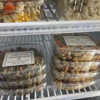 Tabouleh Salad; Chickpea Salad (gf)  at Salt Shop in Southwest Harbor