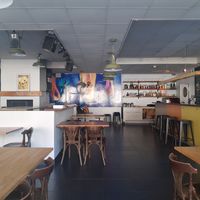 Interior at Café la réplique in Geneva