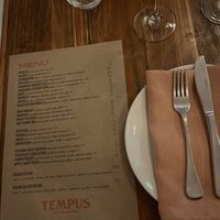 Menu   at Tempus in Katoomba