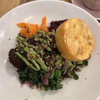 Breakfast bowl with extra hash brown   at Tempus Up Early in Katoomba