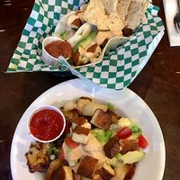 Vegan breakfast tacos & loaded potatoes  at Motr Pub in Cincinnati