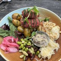 Vegan plate  at Särimner Restaurant in Adelso