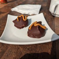Peanut butter cups ($5) at 3812 Bistro at Lakeside Resort in Watkins Glen