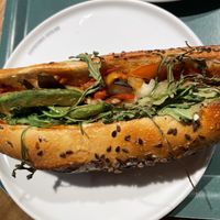 Avocado and paprika baguette   at HEL - Espresso House in Vantaa