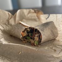Shiitake wrap  at Life Alive Organic Cafe in Cambridge