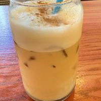 Tahini vanilla latte   at Life Alive Organic Cafe in Cambridge