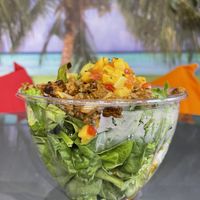 Jerk Tofu Salad  at The Healthy Food Cafe in Indianapolis