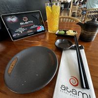 Passion fruit lemonade   at Atami Sushi Restaurant in Billund