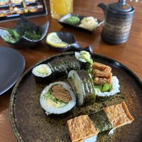 Tofu sushi  at Atami Sushi Restaurant in Billund