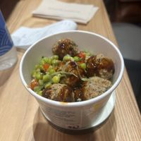 VEGGIE MEATBALLS TERIYAKI RICE BOWL  at Itsu - St James Crescent in Edinburgh