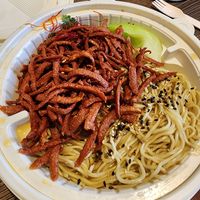 Dry ingredients separated in takeaway container at Ikigai Ramen in Edinburgh