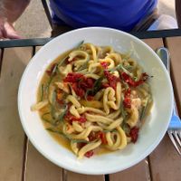 
$21
LOBSTER CASARECCE
pasta, pulled lion's mane mushroom, lobster mushroom, sun-dried tomato, blistered sage, white wine cream sauce  at Jardin in Madison