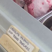 chocolate vegano at Amor-Acuyá Gelato in Medellin