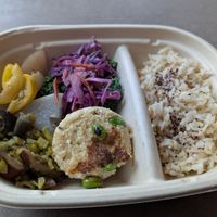 Vegan bento box of the day. The tsukemono was fabulous! at Ni Japanese Delicacies in New York City