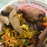 Mock meats  at Mae Orathai Vegetarian in Phuket