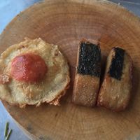 Vegan ‘egg and fish' at Mae Orathai Vegetarian in Phuket