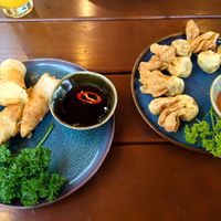 Wantan und Frühlingsrollen at Madame Tâm Burtscheid in Aachen