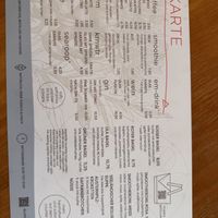 Menü  at Ons Buiten Natuurlijk kamperen in Oostkapelle