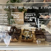 All cakes are gluten free and vegan!  at Nook in Bath